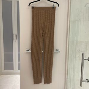 TOTEME Cashmere Cable Knit Lounge Pants